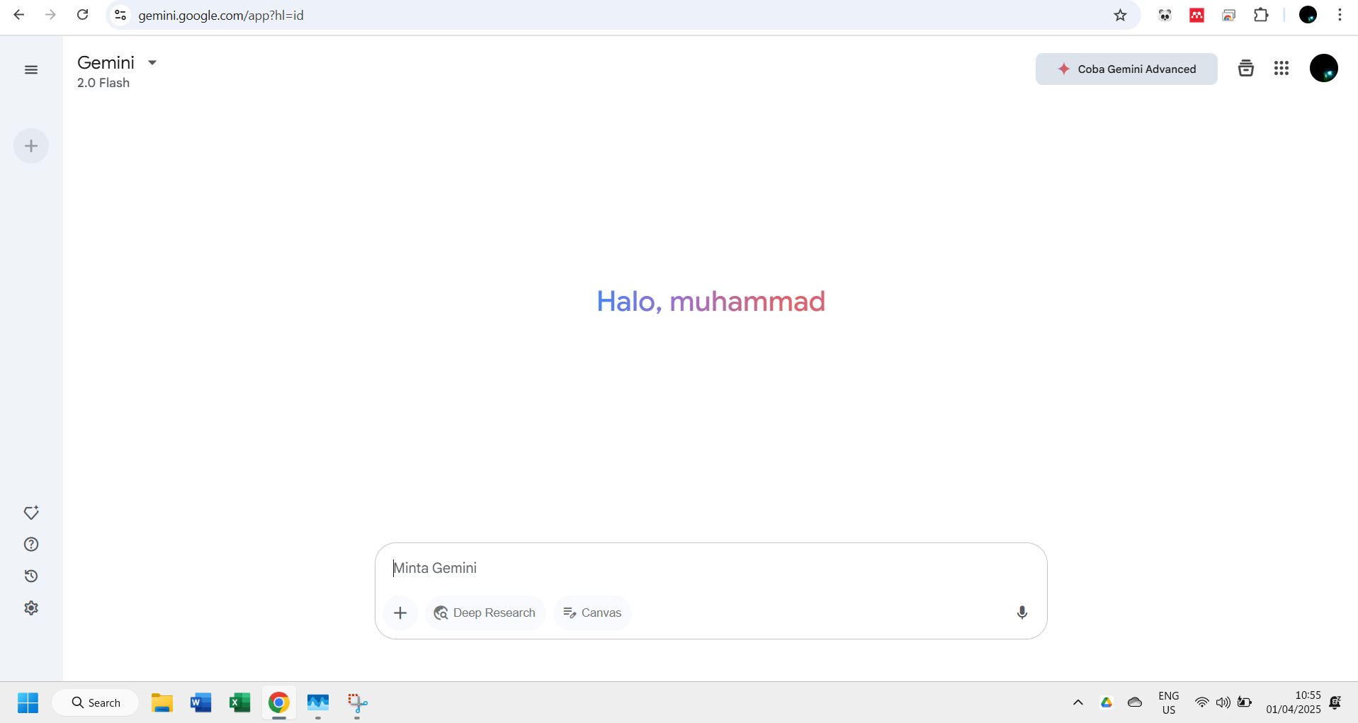 Menggunakan Gemini AI